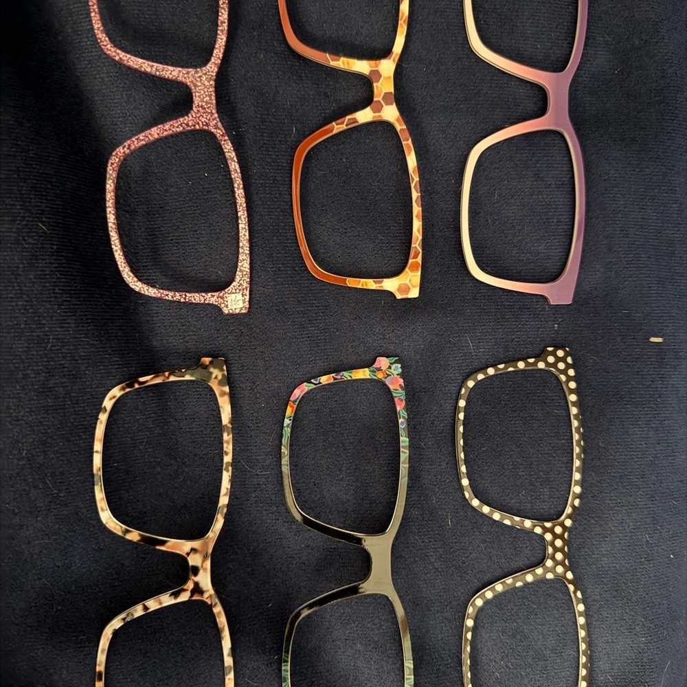 Stylish Eyeglass Frames Set - Multicolor